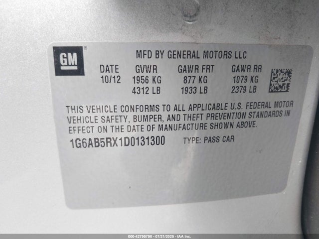 2013 CADILLAC ATS 1G6AB5RX1D0131300 Photo 8