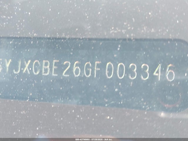 5YJXCBE26GF003346 Tesla 2016