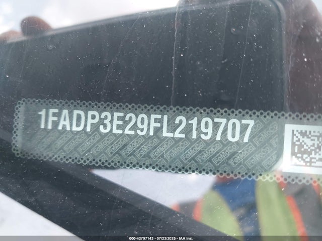 2015 Ford Focus S მანქანა იყიდება აუქციონზე, vin: 1FADP3E29FL219707, აუქციონის ნომერი: 42797143