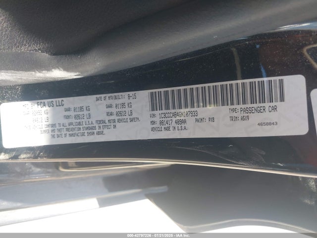 1C3CCCAB4GN107933 Chrysler 200