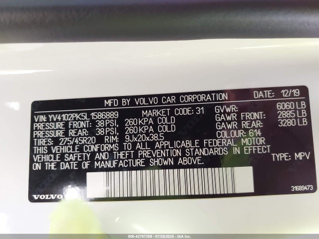 YV4102PK5L1586889 Volvo b4204t (mp)