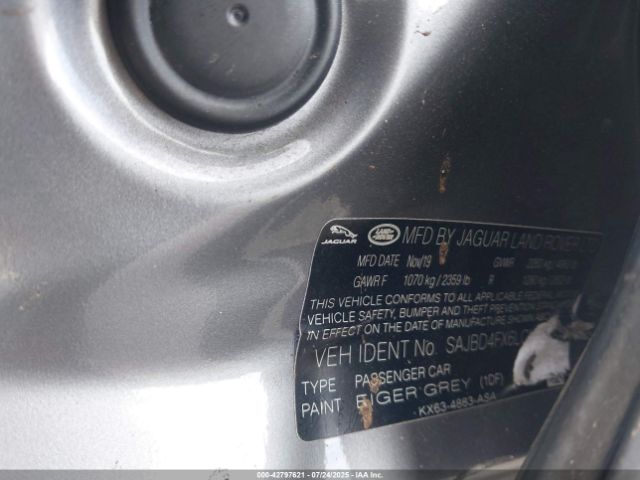 2020 JAGUAR XF SAJBD4FX6LCY85818 Photo 8