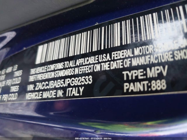 ZACCJBAB5JPG92533 Jeep 2018