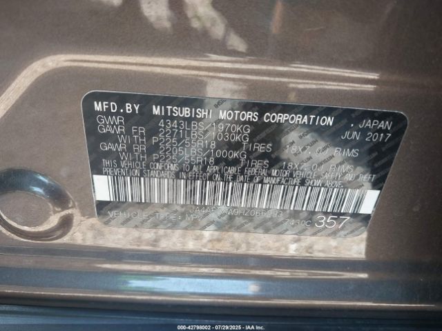 2017 MITSUBISHI OUTLANDER SPORT JA4AP3AW9HZ066293 Photo 8