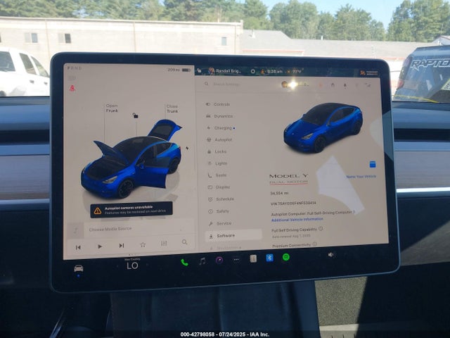 2022 TESLA MODEL Y 7SAYGDEF4NF539414 Photo 6