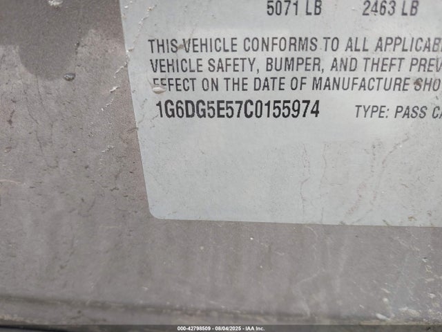 2012 CADILLAC CTS 1G6DG5E57C0155974 Photo 8