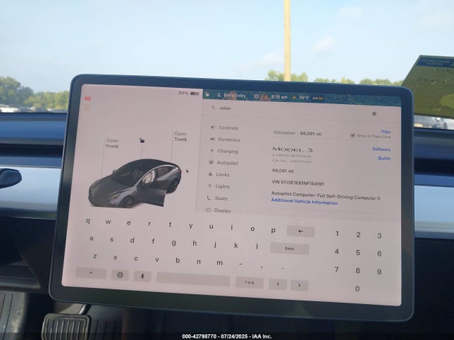 2022 TESLA MODEL 3 5YJ3E1EB1NF154191 Photo 6
