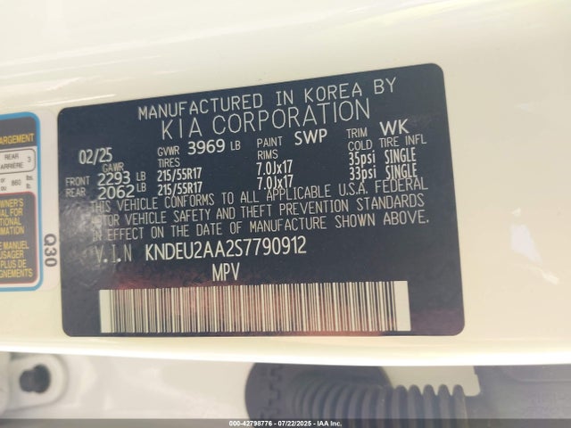 KIA nu mpi 2025 KNDEU2AA2S7790912 Image 9