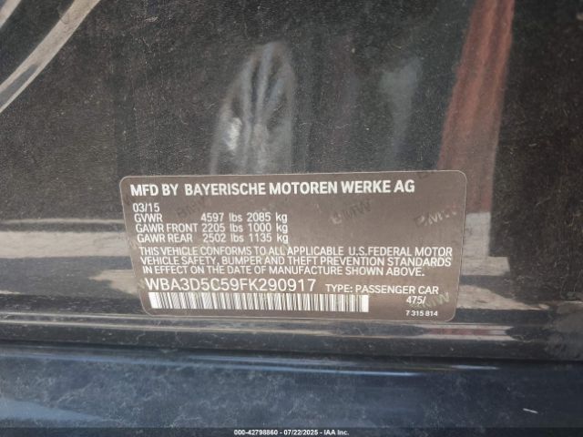 2015 BMW 328D WBA3D5C59FK290917 Photo 8