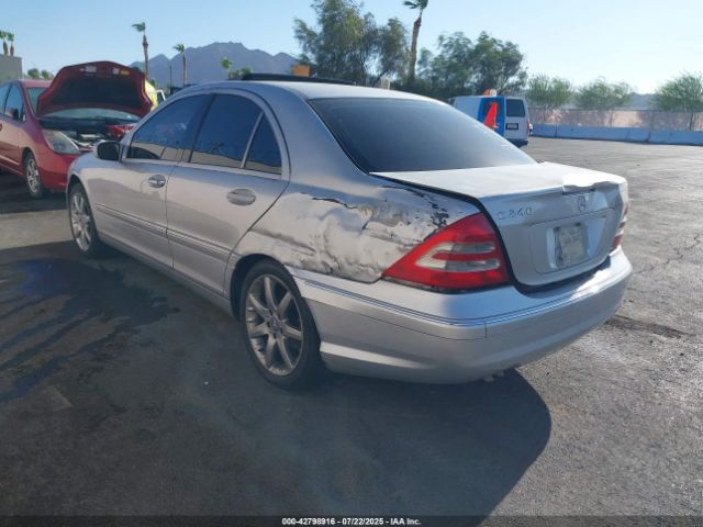 2003 MERCEDES-BENZ C 240 WDBRF61J63A456890 Photo 5