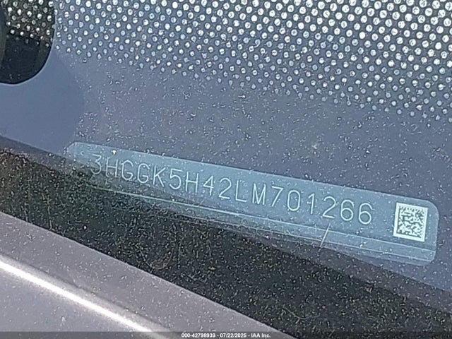 3HGGK5H42LM701266 Honda l15b1