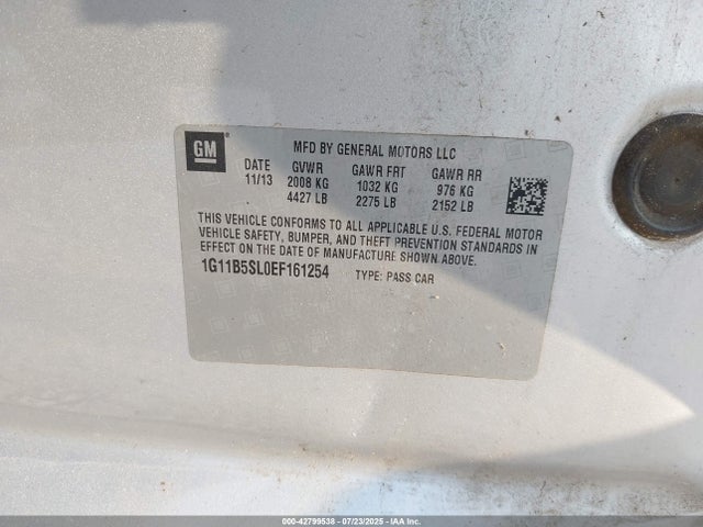 Chevrolet lkw 2014 1G11B5SL0EF161254 Image 9