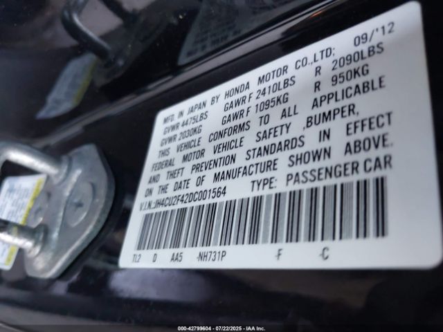 2013 ACURA TSX JH4CU2F42DC001564 Photo 8