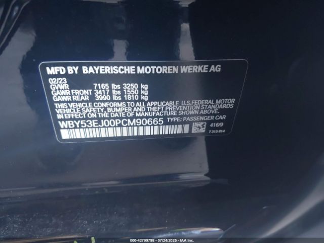 2023 BMW I7 WBY53EJ00PCM90665 Photo 8