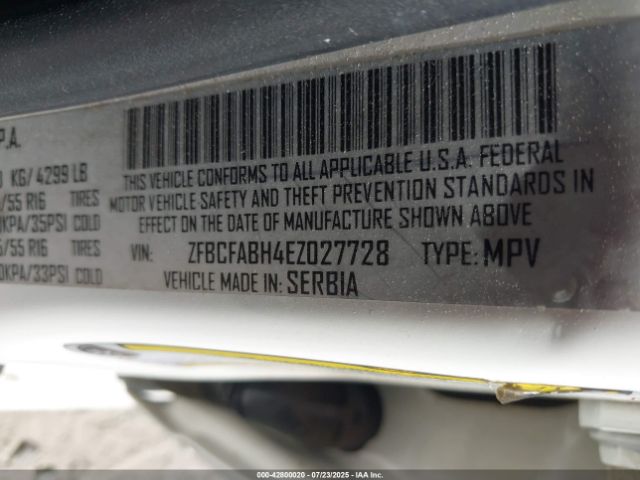 2014 FIAT 500L ZFBCFABH4EZ027728 Photo 8