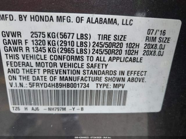 2017 ACURA MDX 5FRYD4H89HB001734 Photo 8