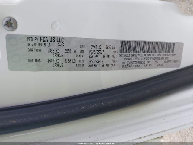 2017 DODGE GRAND CARAVAN 2C4RDGEG3HR596703 Photo 8