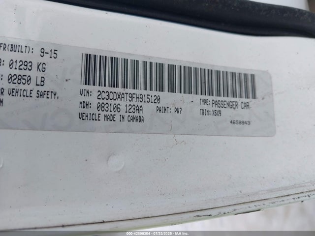 Dodge Charger 2015 2C3CDXAT9FH915120 Image 9