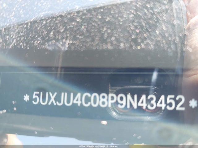 5UXJU4C08P9N43452 BMW X5