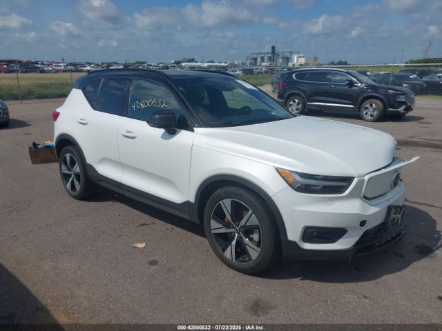 2021 VOLVO XC40 RECHARGE PURE ELECTRIC YV4ED3UR4M2575147