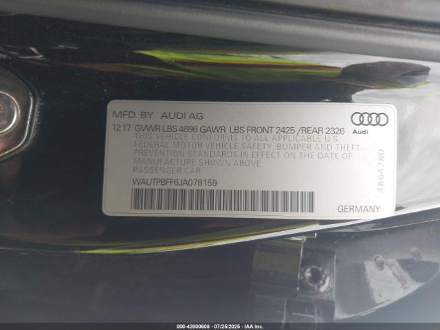 2018 AUDI A3 E-TRON WAUTPBFF6JA078159 Photo 8