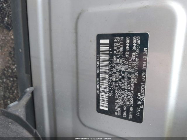 2014 SUBARU FORESTER JF2SJAGC0EH473208 Photo 8