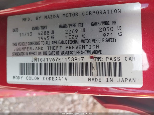 JM1GJ1V67E1158917 Mazda py