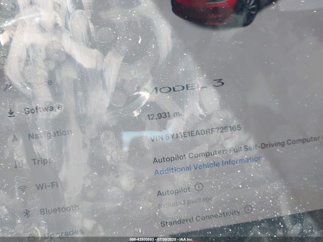 Tesla MODEL 3 2024 5YJ3E1EA0RF725165 Image 7