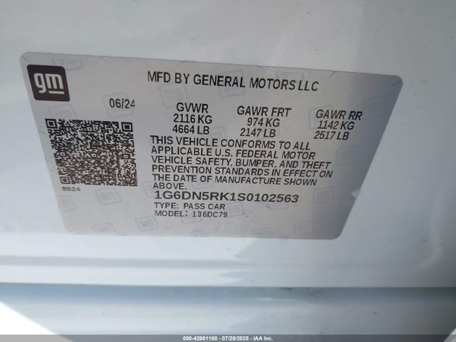 2025 CADILLAC CT5 1G6DN5RK1S0102563 Photo 8