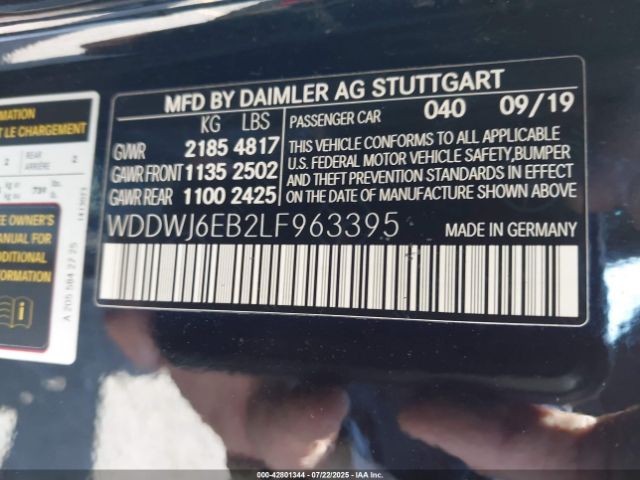 2020 MERCEDES-BENZ AMG C 43 WDDWJ6EB2LF963395 Photo 8