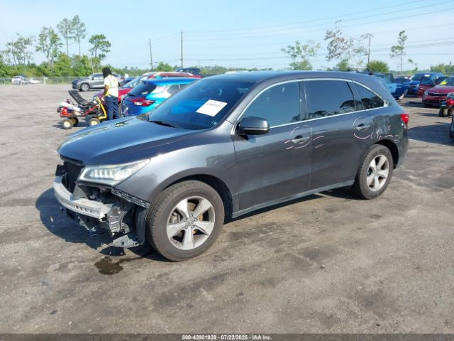 2014 ACURA MDX 5FRYD3H29EB010838 Photo 1