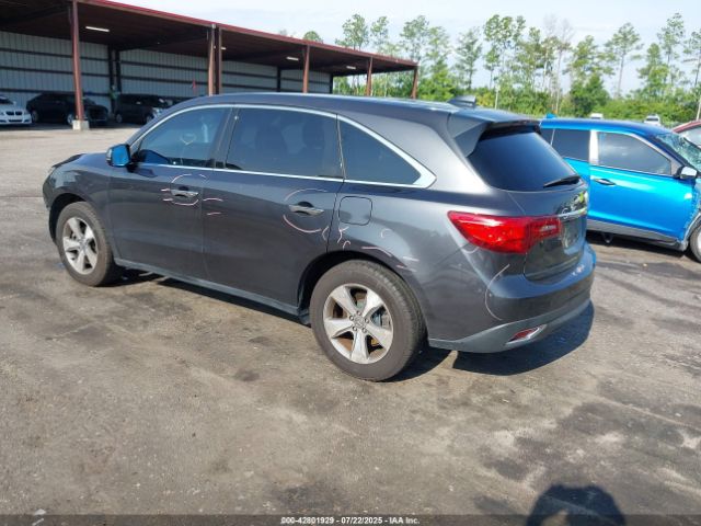 2014 ACURA MDX 5FRYD3H29EB010838 Photo 2