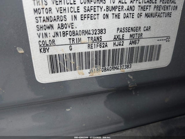 Nissan motor 2024 JN1BF0BA0RM432383 Image 8