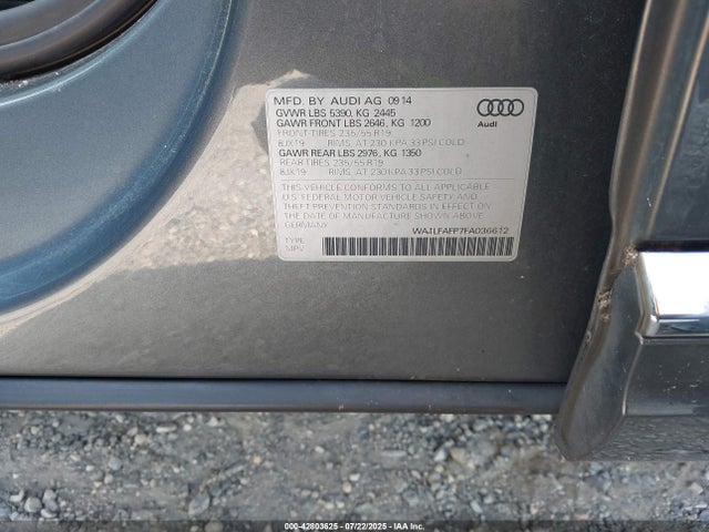 2015 AUDI Q5 WA1LFAFP7FA036612 Photo 8