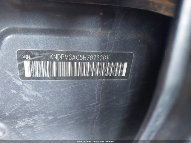 KNDPM3AC5H7072201 KIA gdi theta ii