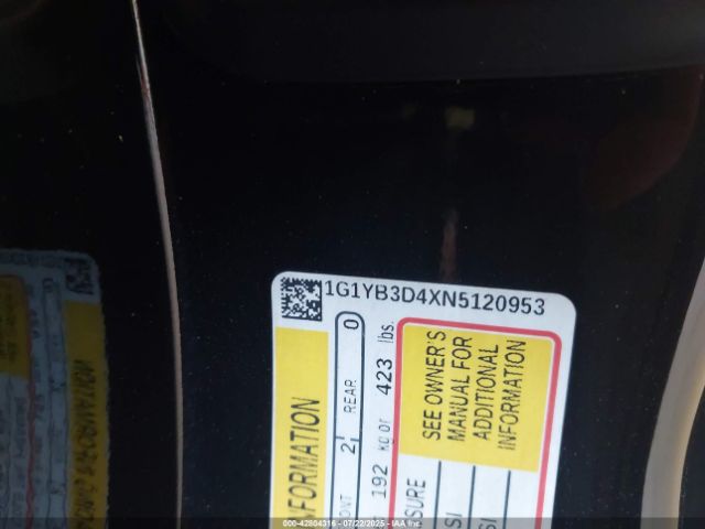 2022 CHEVROLET CORVETTE STINGRAY 1G1YB3D4XN5120953 Photo 8