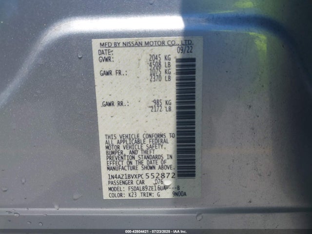 1N4AZ1BVXPC552872 Nissan 2023