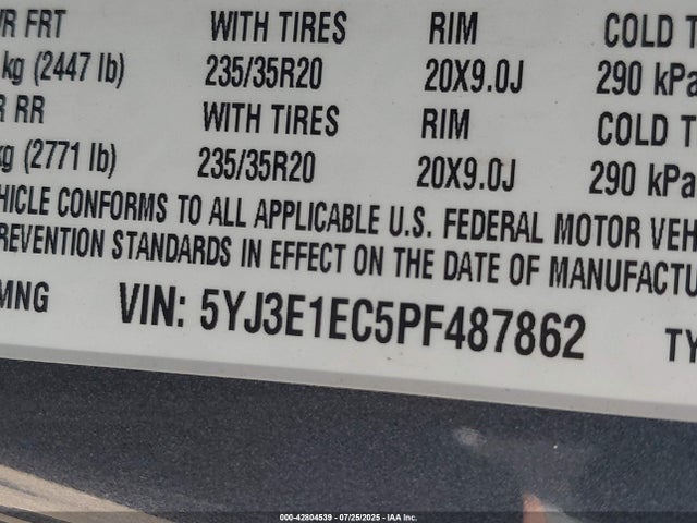 2023 TESLA MODEL 3 5YJ3E1EC5PF487862 Photo 8