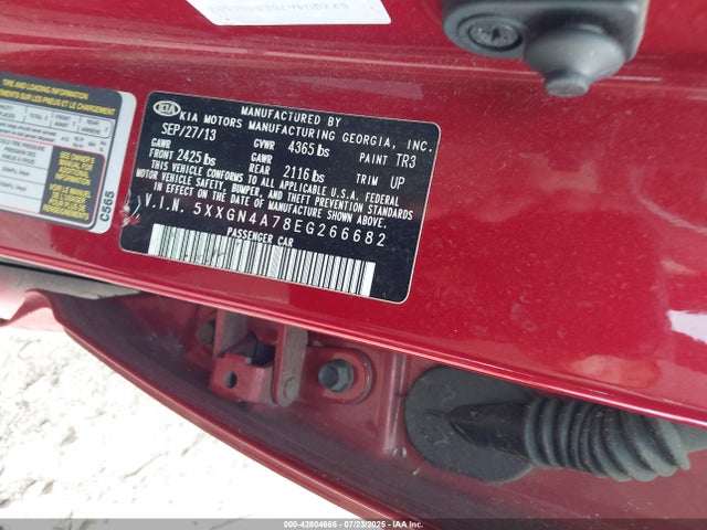 5XXGN4A78EG266682 KIA dohc gdi theta ii
