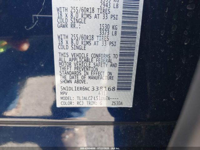 2022 INFINITI QX60 5N1DL1ER6NC338168 Photo 8