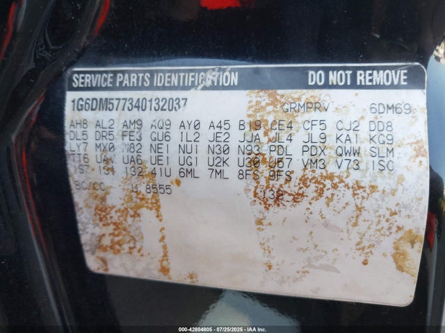 2004 CADILLAC CTS 1G6DM577340132037 Photo 8