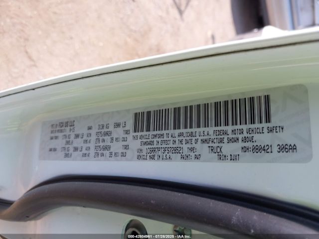 2015 RAM 1500 1C6RR7PT3FS728521 Photo 8