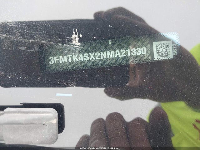 Ford 2022 2022 3FMTK4SX2NMA21330 Image 9