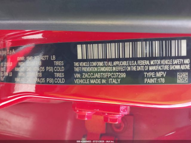 2015 JEEP RENEGADE ZACCJABT5FPC37299 Photo 8