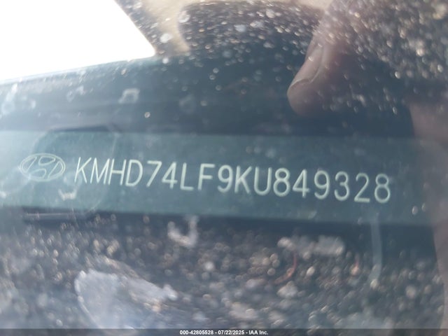 KMHD74LF9KU849328 Hyundai mpi nu