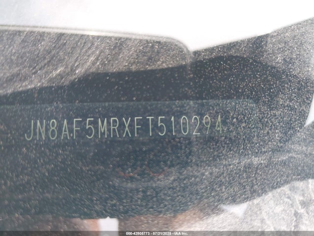 JN8AF5MRXFT510294 Nissan Juke