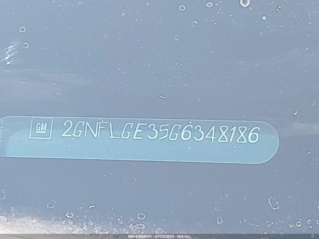 Chevrolet lfx - sidi, vvt, e85 max, aluminum 2016 2GNFLGE35G6348186 Image 9