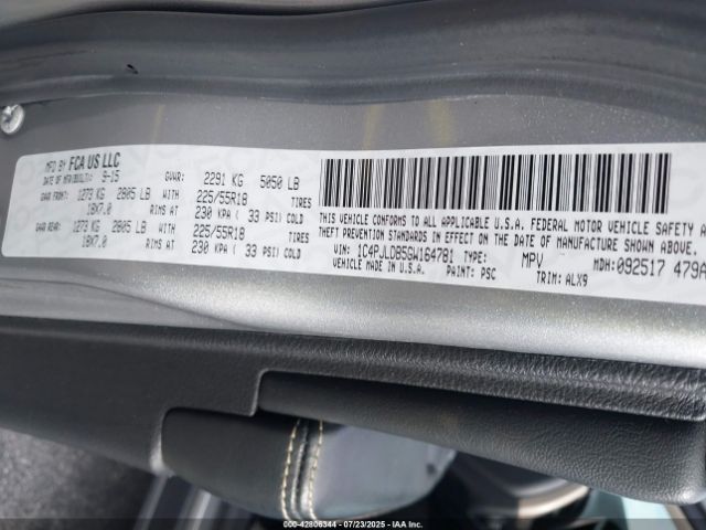 2016 JEEP CHEROKEE 1C4PJLDB5GW164781 Photo 8