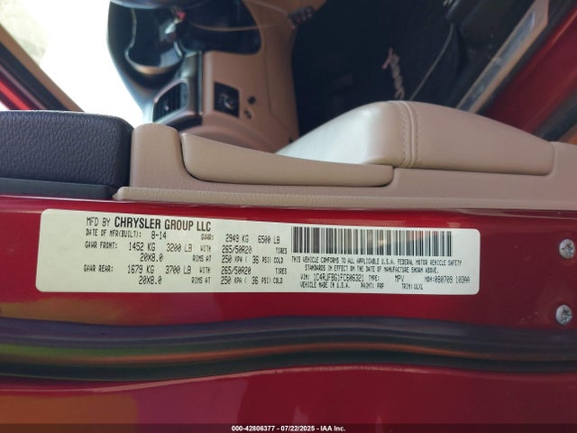 1C4RJFBG1FC606321 Jeep Grand Cherokee