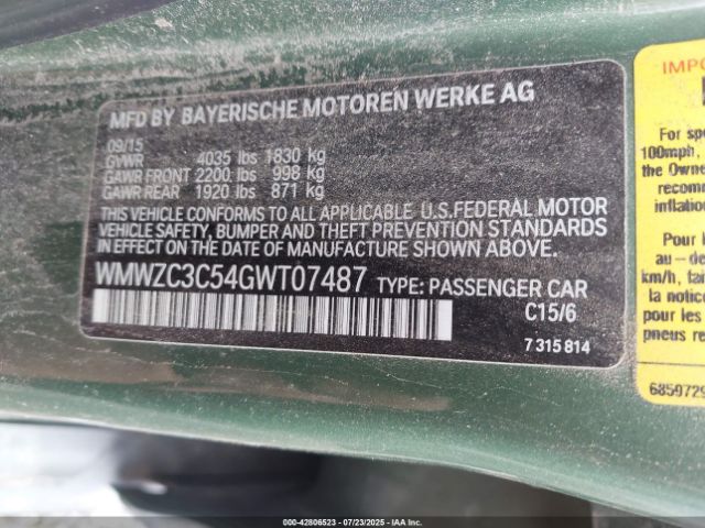 2016 MINI COUNTRYMAN WMWZC3C54GWT07487 Photo 8